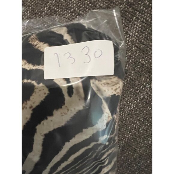 Catherines Zebra Print Tankini Top Size 24W Swim vacation resort cruise - Picture 11 of 11